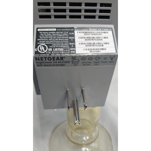 NETGEAR Nighthawk X4 AC2200 Dual-Band Wi-Fi Mesh Extender White EX7300 WORKS - Picture 5 of 5